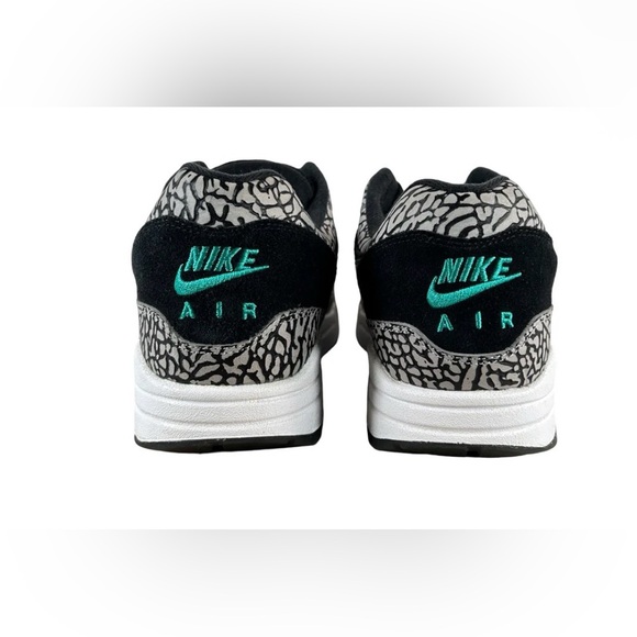 Nike Air Max with Turquoise Swoosh and Black Pattern